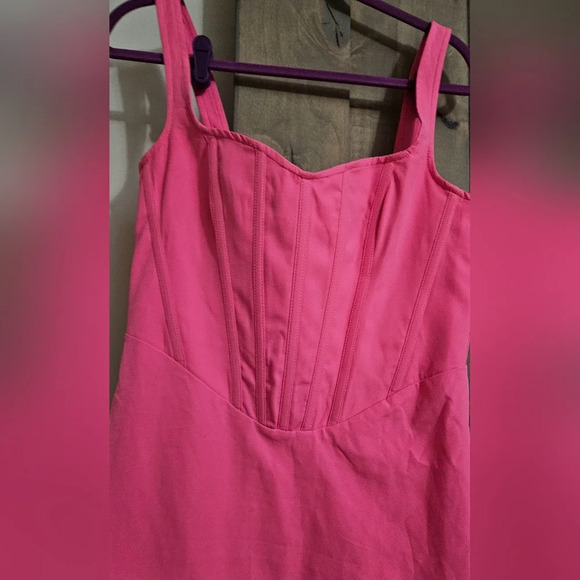Bardot Pink Midi Dress - Picture 12 of 14